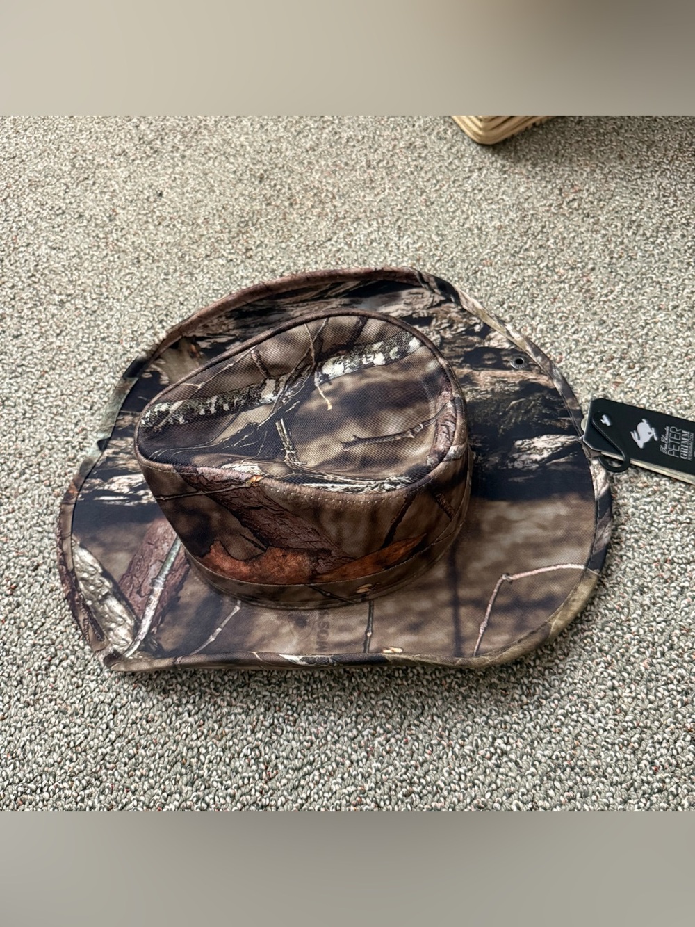 Peter Grimm Camouflage Outback Hat in Brown and Tan
